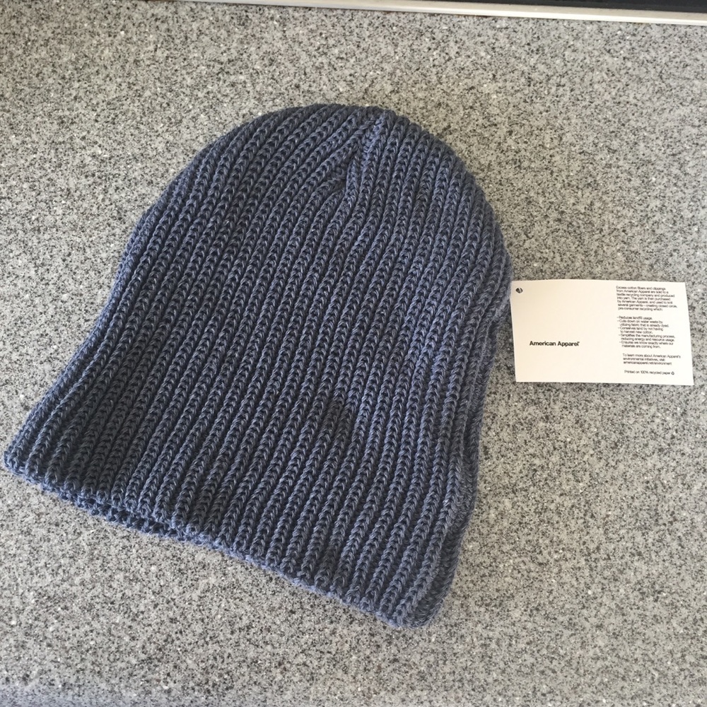 Light Blue American Apparel Beanie